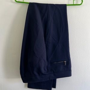 Navy tailored pants